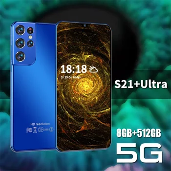 Galaxy S21+ Ultra Globálna Verzia 16GB/256 GB/512 gb diskom SmartPhone MTK6889 6.7