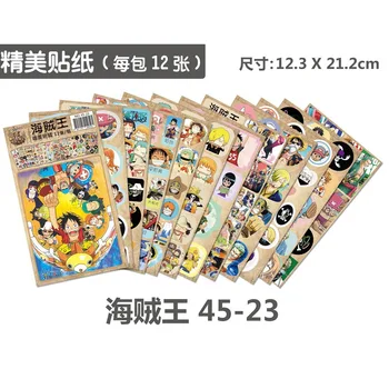 Môj Hrdina Akademickej obce Nálepky 12 Ks/set Japonskom Anime Stikers pre Notebook Laptap Kufor Dekor Hračky Obrázok Deku Jeden Kus Luff Hračka