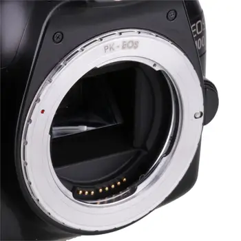 PK-EOS bajonet Adaptér pre Pentax K PK Mount Objektív Canon EOS EF EF-S Mount Kamery