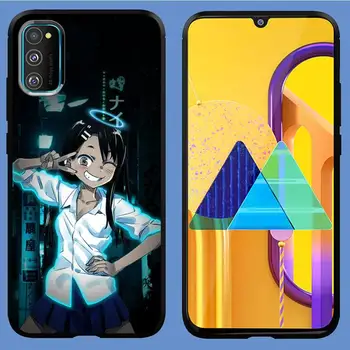 Nagatoro San Anime Estetické Telefón puzdro Pre Samsung S6 S7 S8 S9 S10 E S20 Okraji plus lite 2019 Black soft nax fundas kryt