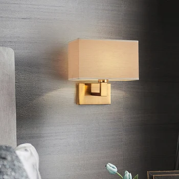 Nordic nástenné lampy, nočné lampy, obývacej izby, spálne, moderná jednoduché kreatívne gold black LED v Americkom štýle žiarivky E27