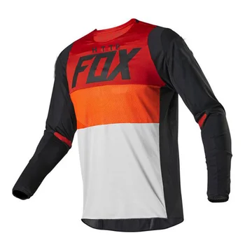 Motocykel mountain bike team zjazdové jerseyMTBOffroad HTTP FOX požičovňa lokomotíva tričko cross country horských http fox jersey