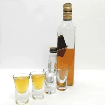 Straight Shot Glass 30ml 60ML Silné Ochutnávka Vín, Sklo Pohár Koktail Whisky Whisky Guľka Pohár Nastaviť Vodka Spirit Bar Nástroj