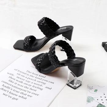 2021 lete novej Európskej a Americkej módy sexy Zrastov jedno slovo Popruh Sandále veľké open-prst na sebe ženské sandále