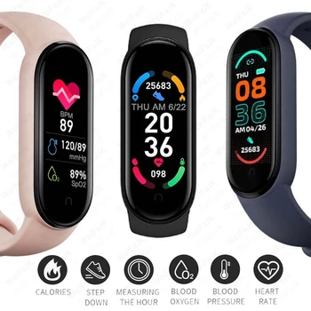 2021 Smart Hodinky Muži Ženy Smartwatch Srdcovej Frekvencie Kroku Kalórií Fitness Sledovania Športový Náramok Pre Apple Xiao Android Hodinky