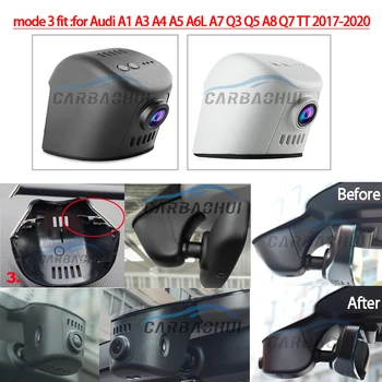Pre Audi A1 A3 A4 A5 A6 A7 A8, Q3 Q5 Q7, TT 2004-2020 Auto Mini Wifi Kamera Full HD 1080P Auto Dash Cam Video Rekordér Pôvodné DVR