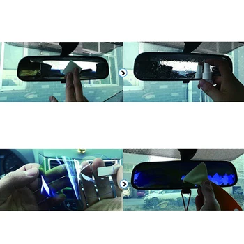 1 Sada Univerzálnych Interiéru Vozidla Spätné Zrkadlo Antireflexný Film Zozadu Proti Poškriabaniu Nano Ochranné Nálepky, Auto Styling Časti