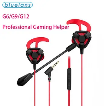 Profesionálne G6/G9/G12 Herné Káblové Slúchadlá In-ear Herné Headset Skutočný Stereo s Mic Pre Xiao Huawei Lenovo Pre PUBG CODM