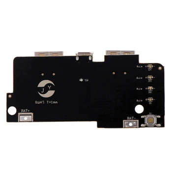 5V 2A Power Bank Nabíjačku Modul zintenzívniť Podporu Napájanie Plnenie PCB Dosky plošných spojov DIY Dual USB Výstup LED