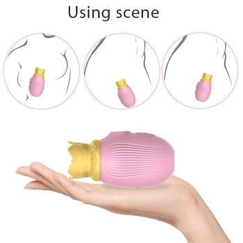 Nabíjateľná Silikónové Klitorálny Sacie Vibrátor hračky pre ženy Sanie Čerpadla Ženy Bulík jazyk Lízať Klitoris Stimulátor pre Ženy