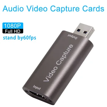 Digitalizačné Karty 1080P HDMI-kompatibilný s USB 3.0 2.0 Video Capture Kartu Nahrávanie Box pre Hru DVD Videokamera Živé Vysielanie