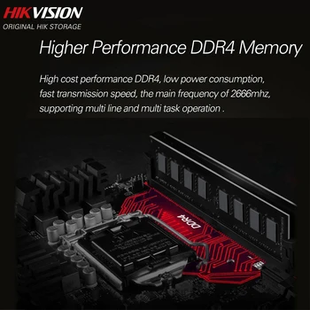 Hikvision DDR4 RAM 8G 16 G 3000MHz 1.2/1.35 V CL16 288pin Ploche Pamäť Vysokej Rýchlosti, Nízka Spotreba, Intel AMD