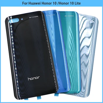 Nové Pre Huawei Honor 10 Zadné Bývanie Prípade Huawei Honor 10 Lite Sklenený Kryt Batérie Dvere, Zadný Kryt Stick Lepidlo Nahradiť