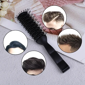 Ženy Mokré Plastové Nylon Masáž, Starostlivosť O Vlasy Styling Vlasov Hrebene Profesionálne Rebrá Špirála Hairbrush Veľké Ohnuté Česať Vlasy Príslušenstvo