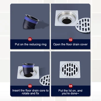 Veľké Posunutia Kuchyňu, Kúpeľňu Odvod Vody Filter Poschodí Nečistôt Plug Pasce Sifón Umývadlo Proti Zápachu Pešti Prevencie Deodorant