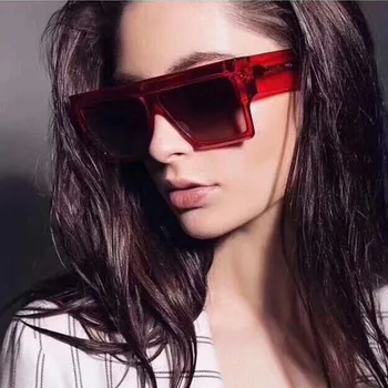 ZXRCYYL 2019 NOVÉ Módy Klasické slnečné Okuliare Luxusné Muži Ženy Značky Dizajnér Veľké Námestie Gradient slnečné Okuliare UV400