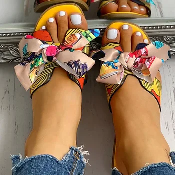 Ženy Sandále Letné topánky Dámske Luxusné Značky Ploché Sandál PU Kožené Papuče Kvalitné Flip Flops Vonkajšie Listy 34 -43