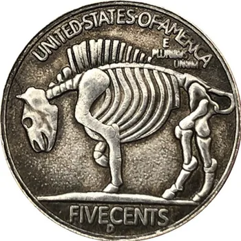 1937 Skullhead Tvár 21 MM Mince Kópiu Kovové Starý Štýl Domáce Dekorácie Kolo Mince Kolekcie Darček, Suvenír