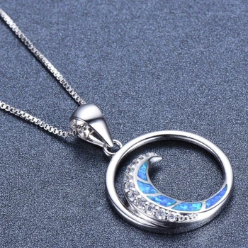 Hot Predaj Crystal Mesiac, Prívesky, náhrdelníky pre dievča Charms Hodí Pandora Náhrdelníky Pre Ženy, Fashion, DIY Príslušenstvo Šperky