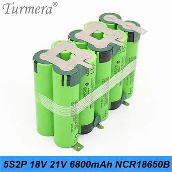5s2p batéria 18650 pack ncr18650b 6800mah hg2 6000mah 18v 21v zváranie batéria pre skrutkovač shura batérie na mieru