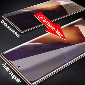 Pre Samsung Galaxy Note20 Poznámka 20 S21 + Plus Ultra hydrogel fólia pre Samsung Galaxy S21 camsra predné späť na obrazovku film