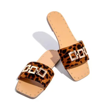 Dámske Sandále 2021 Papuče Flip Flop Ploché Otvorené Prst Vonkajšie Papuče Pracky Pláži Listov Letné Topánky pre Ženy Pantoufle