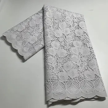 2021 Najnovší dizajn šnúrky tkaniny, dámske oblečenie, šitie kábel šnúrky Afriky guipure kábel šnúrky vysokej kvality DIY šnúrky tkaniny