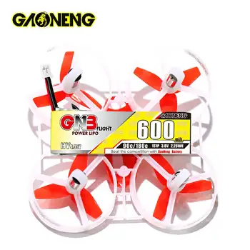 5 KS Gaoneng GNB 1S 600mAh 3.8 V 90C HV 4.35 V ľahkej Lipo Batérie PH2.0 Konektor Pre Emax Tinyhawk Kingkong LDARC FPV Drone