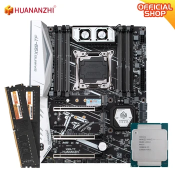 HUANANZHI X99 TF X99 základná Doska s procesorom Intel XEON E5 2678 V3 s 2*8G DDR4 NON-ECC pamäť combo kit set NVME SATA, USB 3.0, ATX