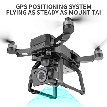 SJRC F7 4K PRO Drone 4K Carmera 3-Os Gimbal Striedavé GPS FPV Quadcopter 5G HD Kamera Drone 3km 25mins Letu RC Vrtuľník