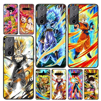 Dragon Ball Anime Silikónové Čierne Kryt Pre Samsung Galaxy S21 S20 FE Ultra S10 5G S10e Lite S9 S8 Plus Telefón Prípade