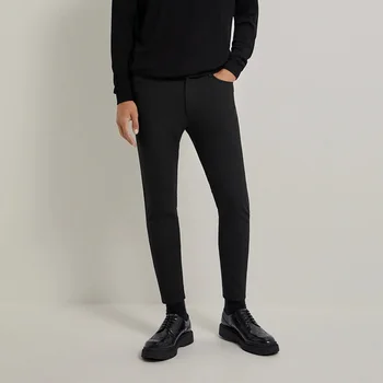 Chudá black bežné mužov nohavice nohavice hming-štýl za 2021 mužov sheining mužské nohavice nohavice