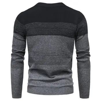 2020Fall nové zahraničného obchodu mužov knitwear farbou cardigan vonkajšie nosiť sveter