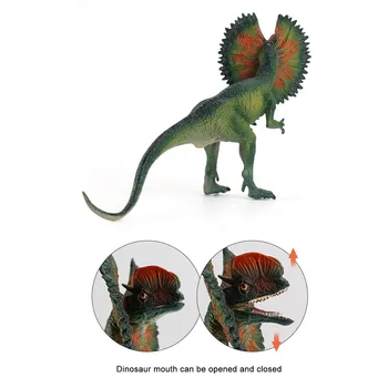 Realistický Model Dinosaura Realisticky Dilophosaurus Dinosaurov Obrázok Playset Darček Dinosaurov Biologické Hračka Dieťa Vzdelávacie Hračky#2