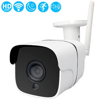 1080P Vonkajšie Vnútorné WiFi IP Kamera, Smart Home Security bezpečnostné Kamery CCTV Monitor Nepremokavé Securite Kamera IP Cam