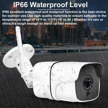 1080P Vonkajšie Vnútorné WiFi IP Kamera, Smart Home Security bezpečnostné Kamery CCTV Monitor Nepremokavé Securite Kamera IP Cam