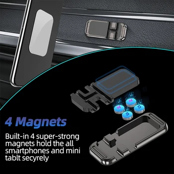 Fonken Magnetický Držiak Stáť V Palubnej doske Auta Mini Telefón, Nabíjací Stojan GPS Navigácie Bracekt Magnet Držiak pre IPhone 12 11 8