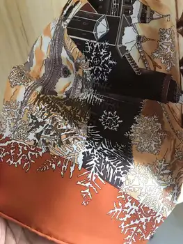 2021 Nový Príchod Módne, Elegantné snehu hodváb šatku 90*90 cm štvorcový šál keper zábal pre ženy lady dievča