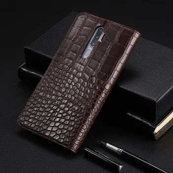 Luxusné Krokodíla dizajn Flip Kožené Peňaženky Telefón Prípade Oppo Nájsť X2 X3 RX17 Pro Neo Lite kryt telefónu