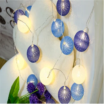 3m Bavlna Loptu Garland String Svetlá na Vianočné Rozprávky String Svetlá Vonkajšie Sviatok Vianočný Večierok, Vianočné Ozdoby 2022