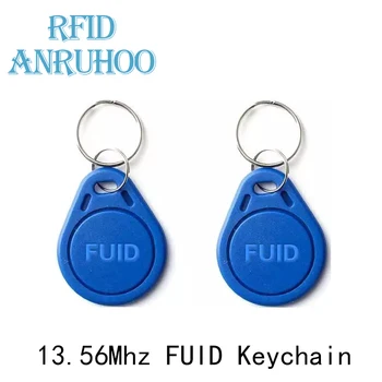 5/10PCS FUID Inteligentný Čip RFID Karty Jeden-Čas Zapisovať Anti-Tienenie Keychain Kópiu Klon Kopírka Rozmnožovacie Odznak 13.56 Mhz NFC Tag