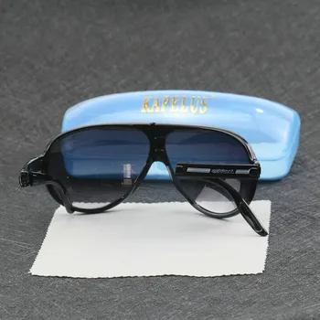 KAPELUS Bežné skladacie slnečné okuliare Vonkajšie čierne okuliare Ulici okuliare, Anti-uv okuliare Obsahuje blue box