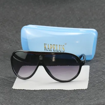 KAPELUS Bežné skladacie slnečné okuliare Vonkajšie čierne okuliare Ulici okuliare, Anti-uv okuliare Obsahuje blue box