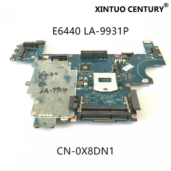 KN-0X8DN1 0X8DN1 X8DN1 Pre Dell Latitude E6440 Notebook doske VAL90 LA-9931P HM87 DDR3 testované práca
