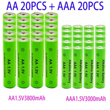 AA/AAA Nabíjateľné 1,5 V 3800MAh A 3000MAh Alkalické Batérie Elektronických Zariadení Na Baterku MP3 Záložnej Batérie