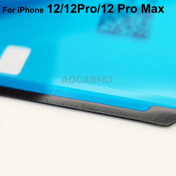 Aocarmo Pre iPhone 12 12Pro 12 Pro Max LCD Rám Predné Bývanie Lepidlo na Obrazovke Lepidlo Pásky, Nálepky Náhradné