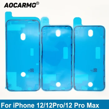 Aocarmo Pre iPhone 12 12Pro 12 Pro Max LCD Rám Predné Bývanie Lepidlo na Obrazovke Lepidlo Pásky, Nálepky Náhradné