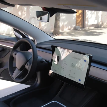 Pre Tesla Model 3 Y 2021 Vozidla Navigator Protislnečnú Clonu GPS Navigácie Slnko, Kapota Anti-Reflexná Blok