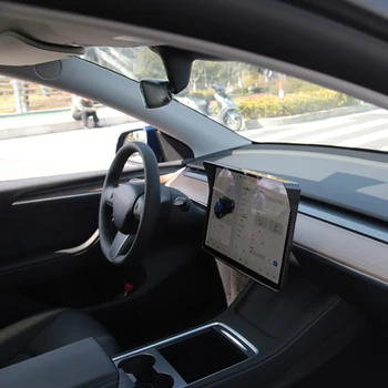 Pre Tesla Model 3 Y 2021 Vozidla Navigator Protislnečnú Clonu GPS Navigácie Slnko, Kapota Anti-Reflexná Blok