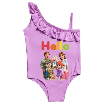 Pravda a Dúhového Kráľovstva Swimsear Batole Detské Dievčenské Plavky Deti Pláž Nosiť Jeden Kus Cartoon bez Rukávov Plávanie Oblečenie